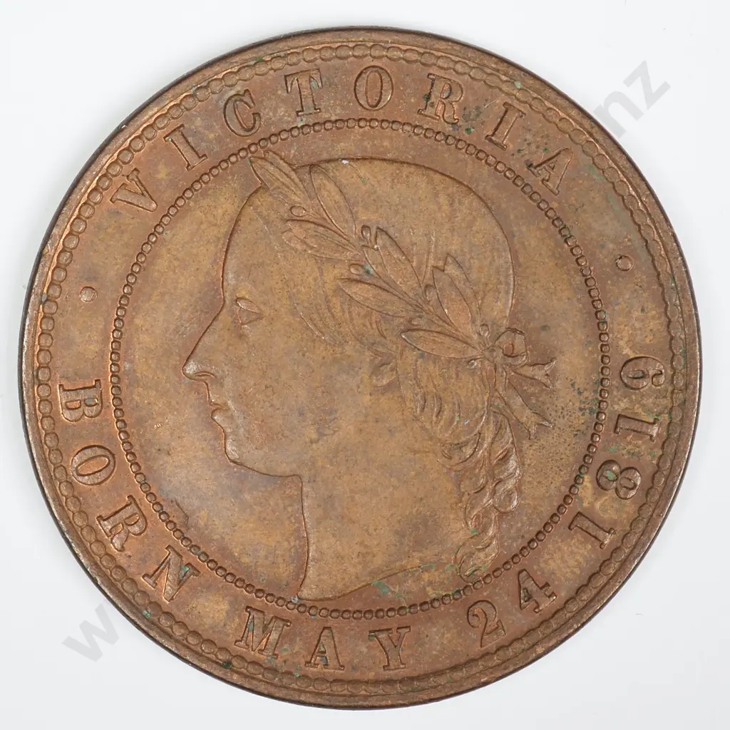 AUCKLAND LICENSED VICTUALLERS ASSOCIATION ONE PENNY 1871, LAMPARD 304A Image 1++