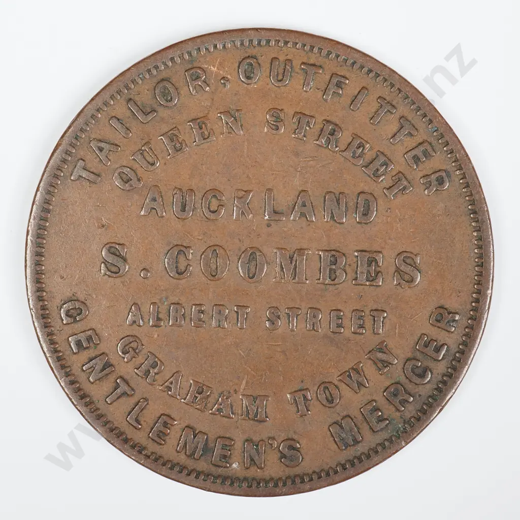 S. COOMBES, AUCKLAND  ONE PENNY, LAMPARD 313 Image 1++