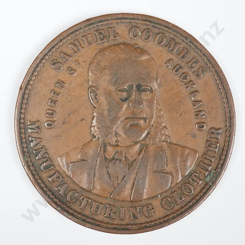S. COOMBES, AUCKLAND  ONE PENNY, LAMPARD 313 Image 1++