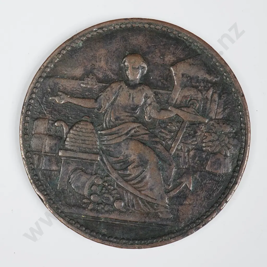 J. HURLEY, WANGANUI HALFPENNY, LAMPARD 325A Image 1++