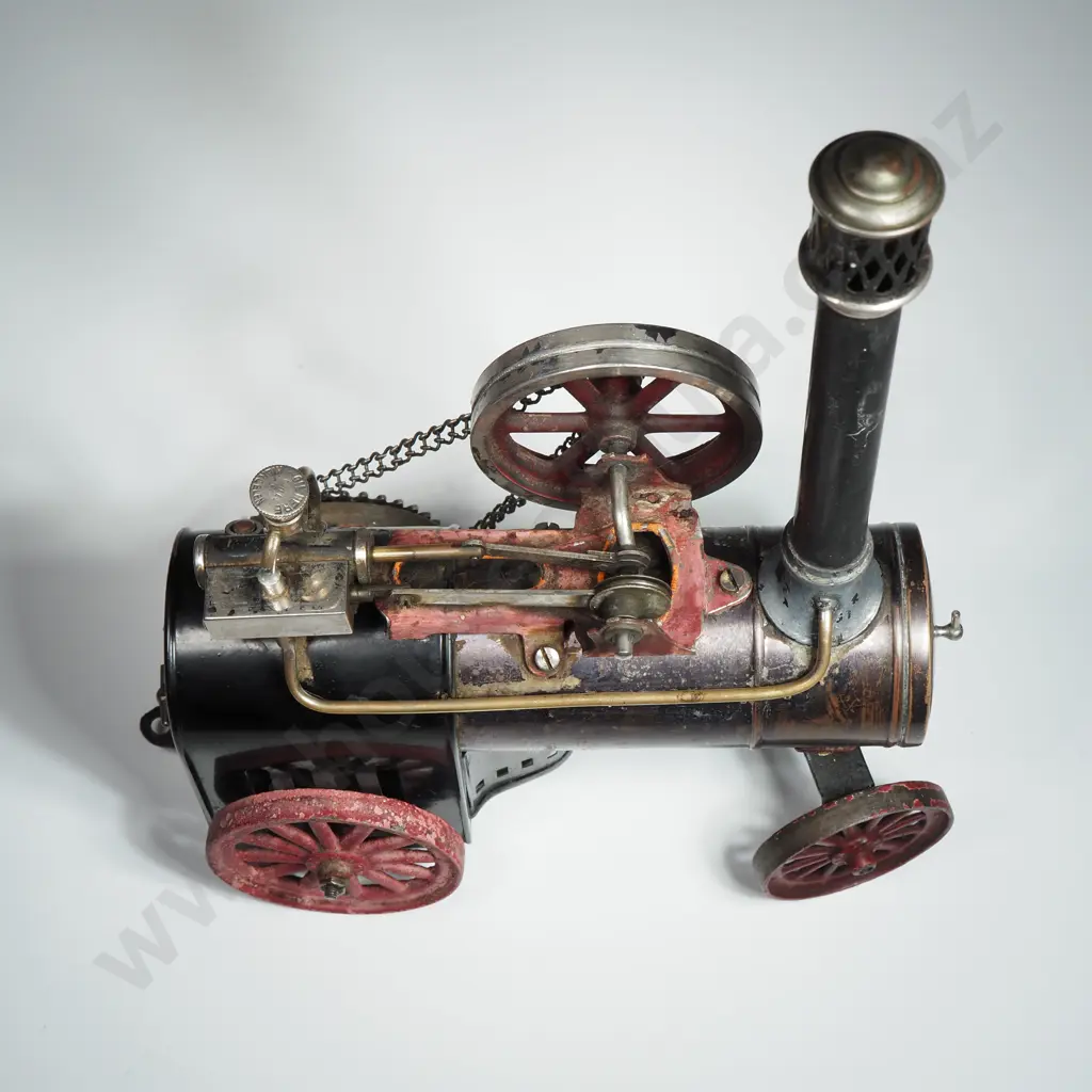 Toy Steam Traction  Engine  in Working Order. Possibly Bing Image 1++