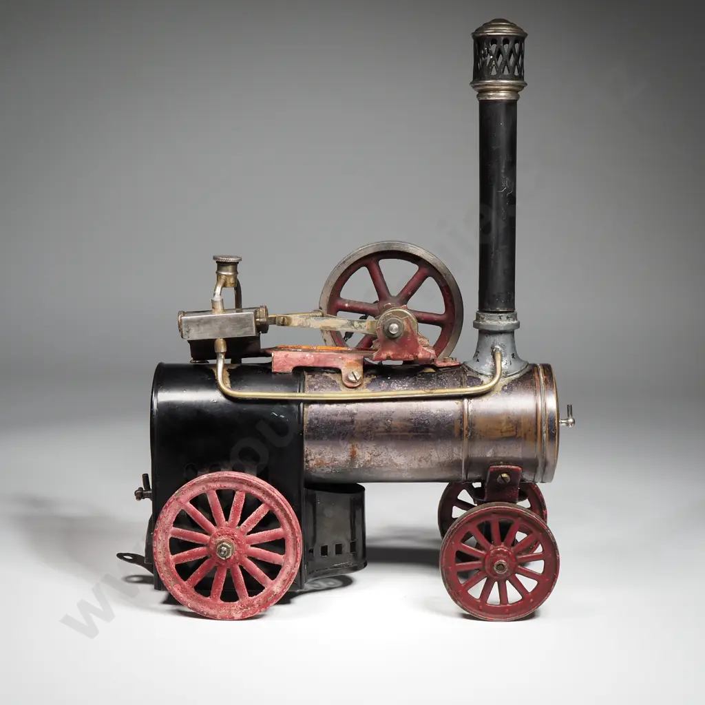 Toy Steam Traction  Engine  in Working Order. Possibly Bing Image 1++
