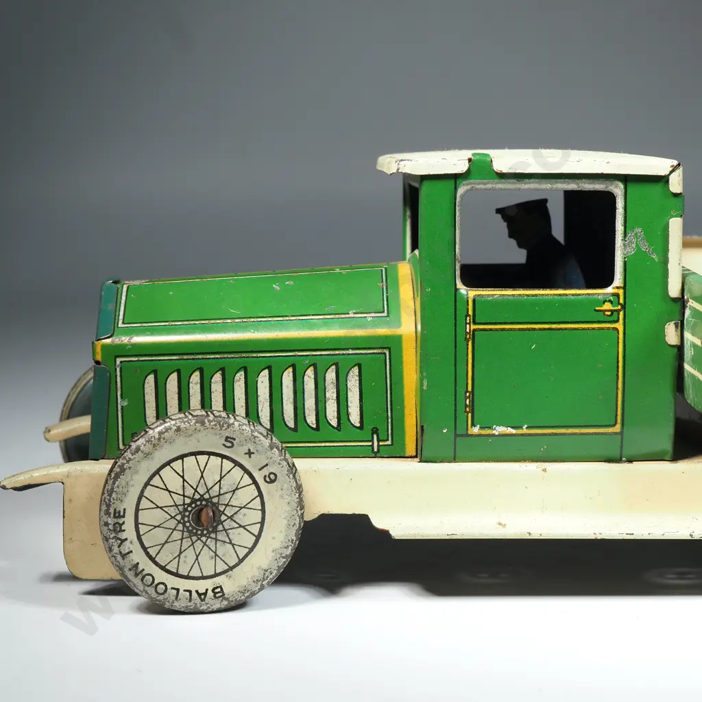 Mettoy Windup Tin Litho Dump Truck Image 1++