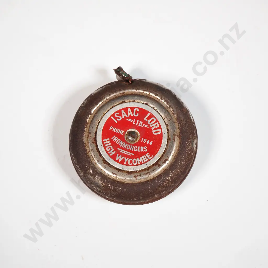 Vintage Isaac Lord Ltd Ironmongers Tape Measure Image 1++