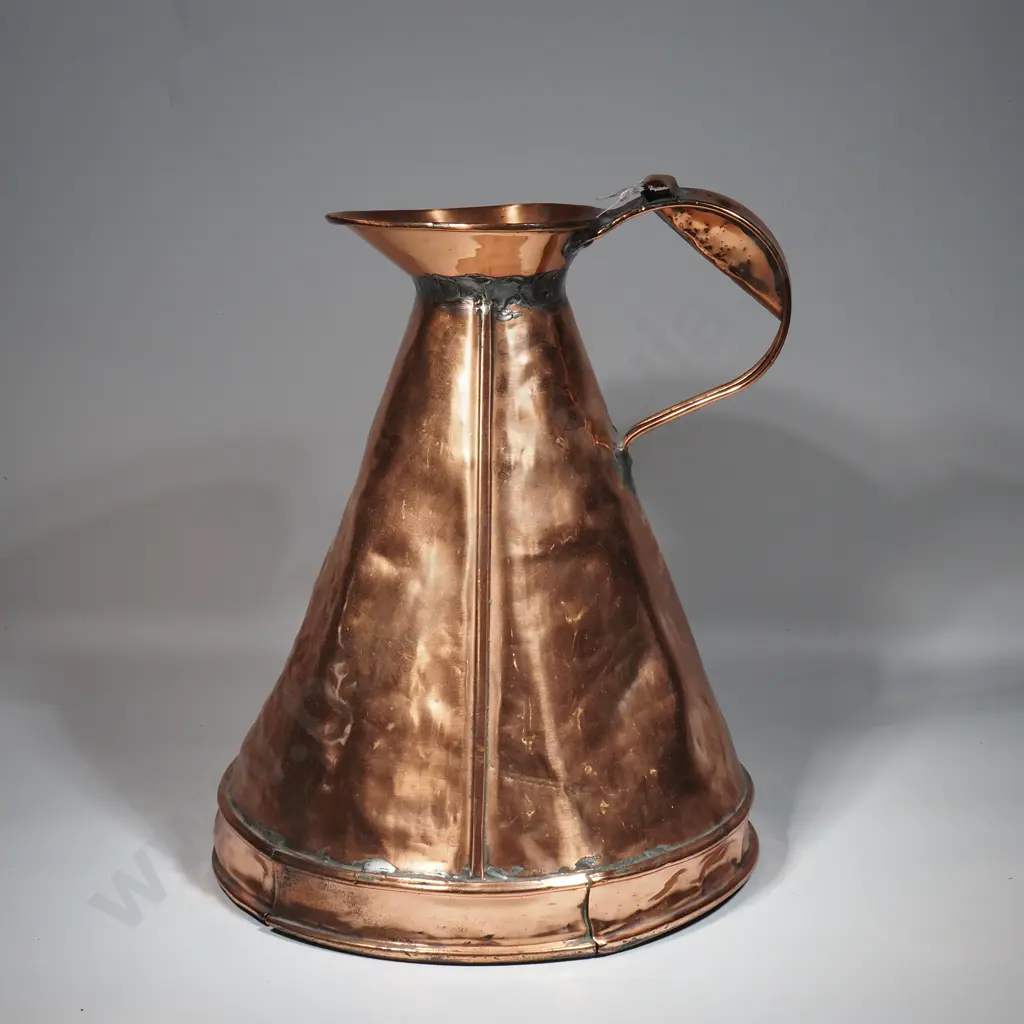 Large Two Gallon Copper Jug Image 1++