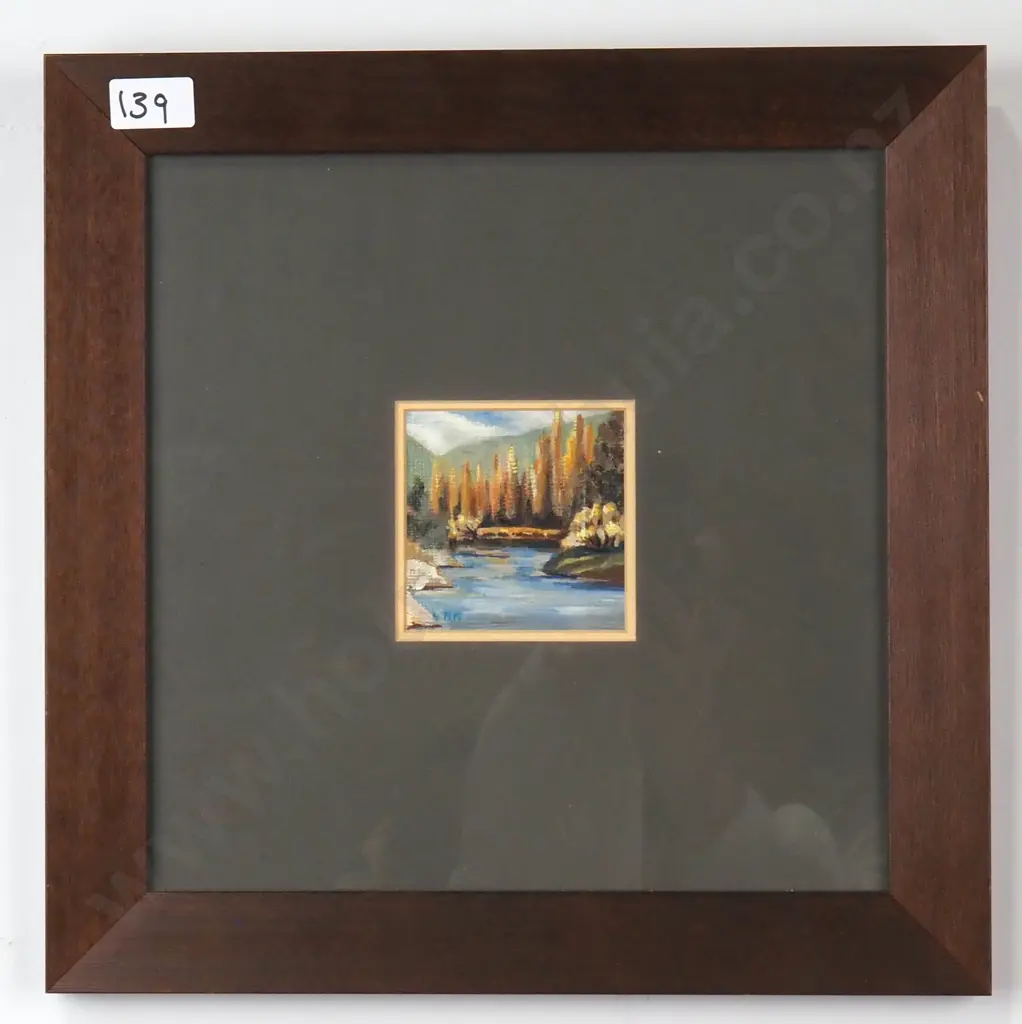 L.M. McCully - Landscape - Near Burkes Pass South Canterbury, Watercolour Image 1++