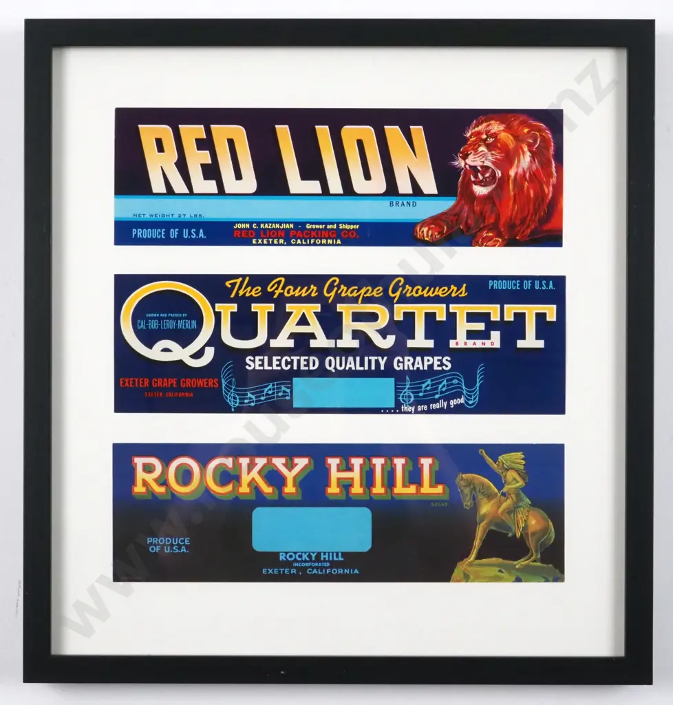 Authentic Lithographs - Fruit Crate, Labels Image 1++