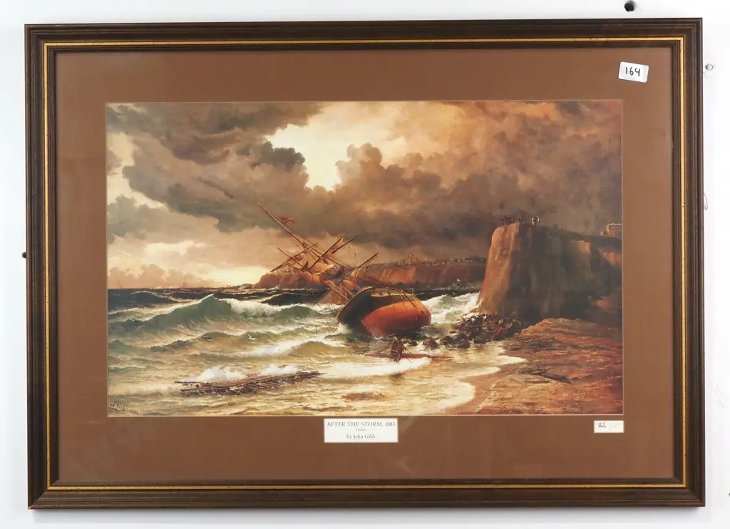 John Gibb - "After The Storm", Ltd. Ed. Print 82/750 (1987) Image 1++