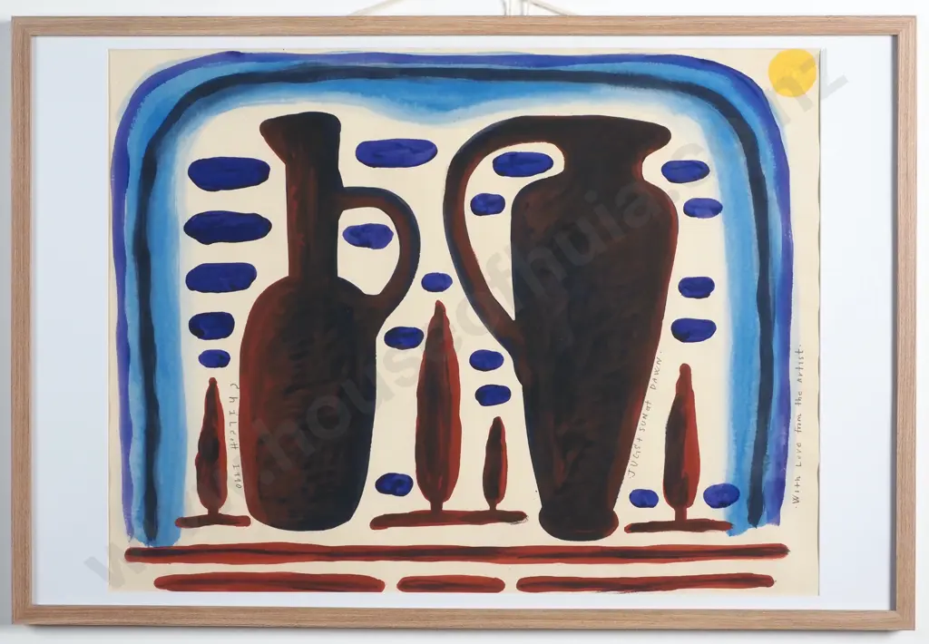 Gavin Chilcott - 'Jugs & Sun at Dawn', With Love From the Artist' (1990) Image 1++