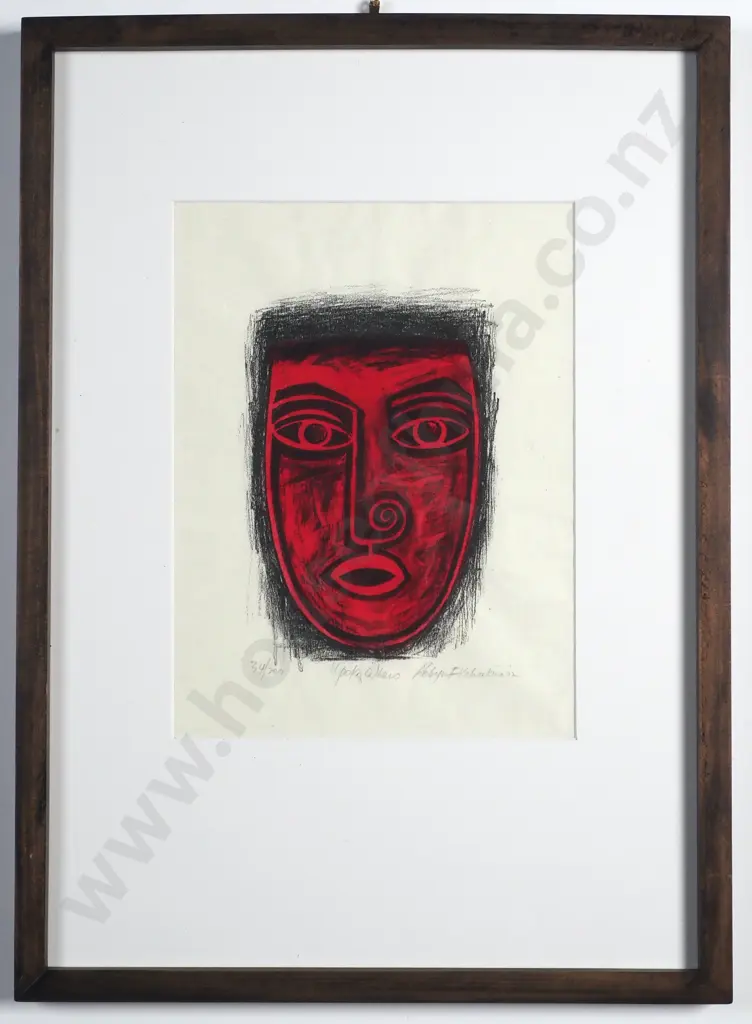 Robyn Kahukiwa - 'Upoko Whero', Ltd Ed 34/200 Image 1++