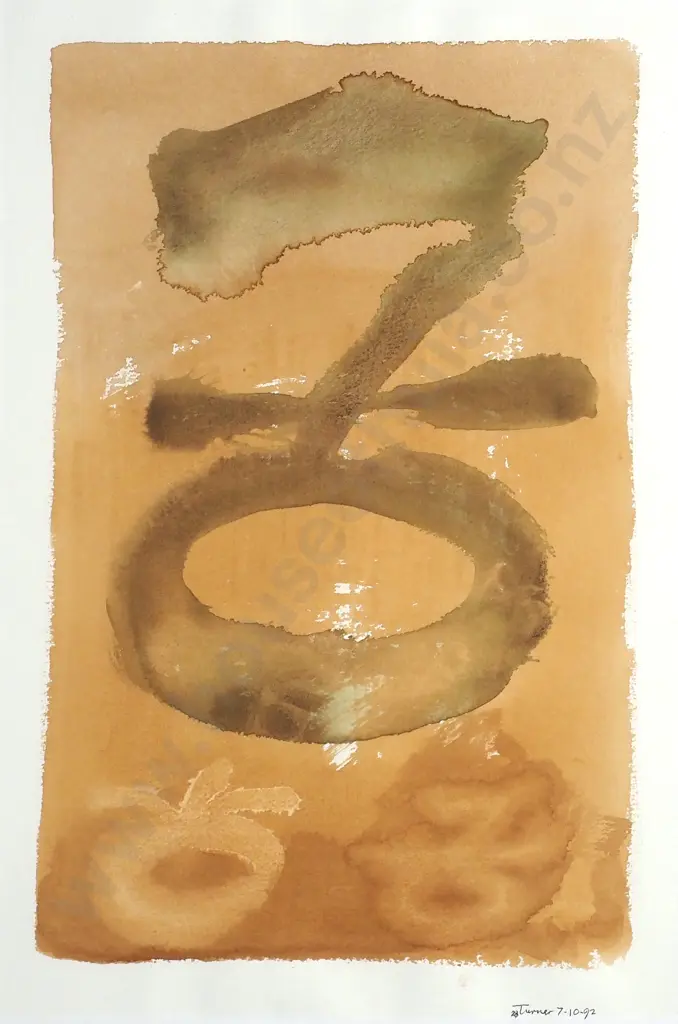 Dennis Knight Turner - 'Circle/Seven', Watercolour (1992) Image 1++