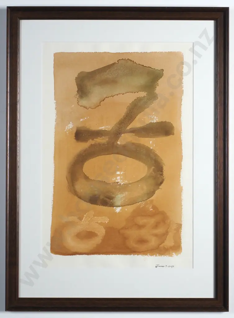 Dennis Knight Turner - 'Circle/Seven', Watercolour (1992) Image 1++