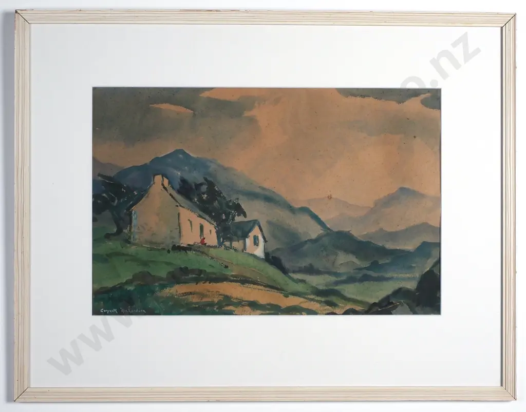 Gweneth Richardson - 'In Wales', Watercolour (c. 1920s) Image 1++