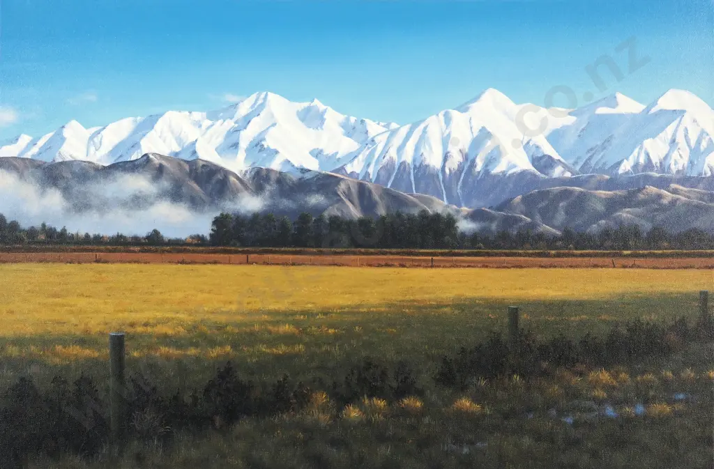 Nathanael Provis - Landscape, Oil on Canvas Diptych Image 1++