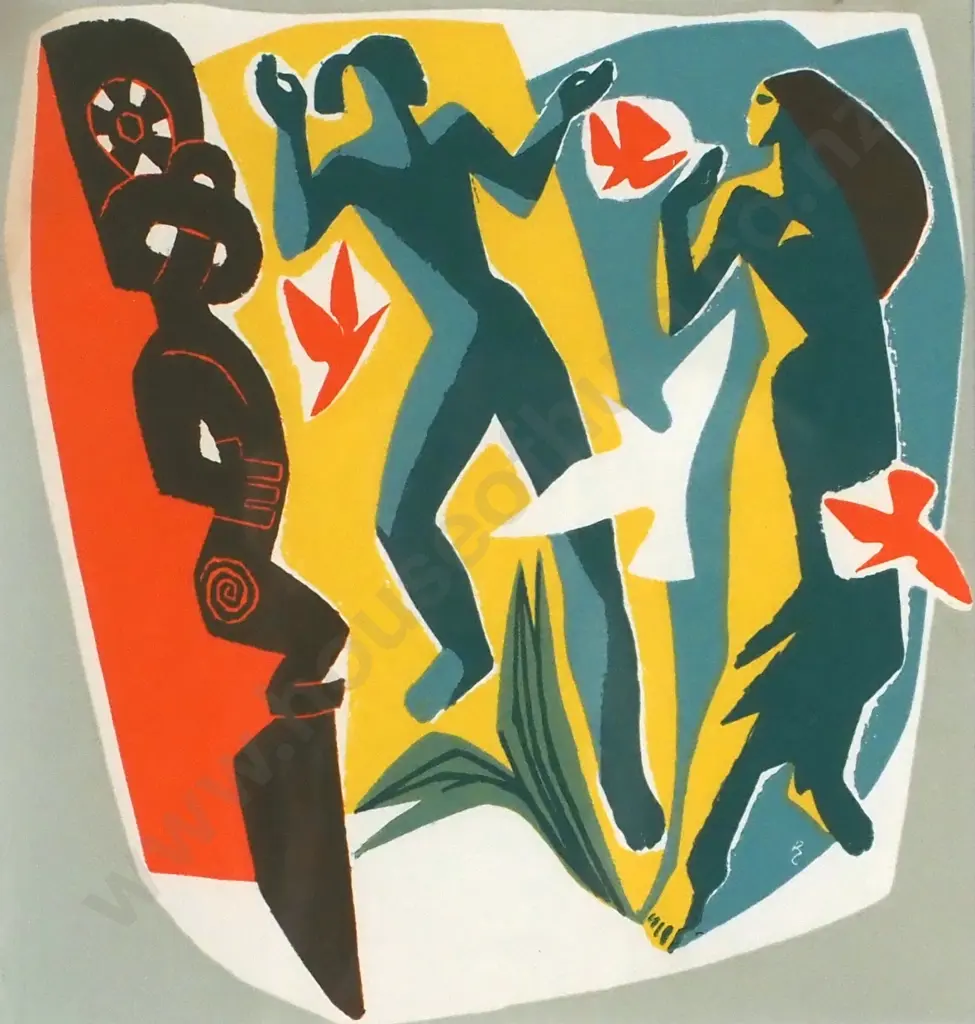 Russell Clark - Untitled, Lithographic Book Cover (c. 1965) Image 1++