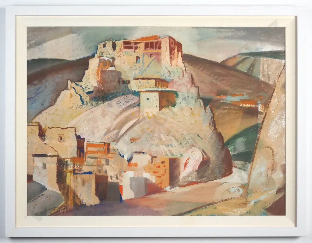 John Weeks - Marrakesh, Tempera on Board (c. 1928) Image 1++