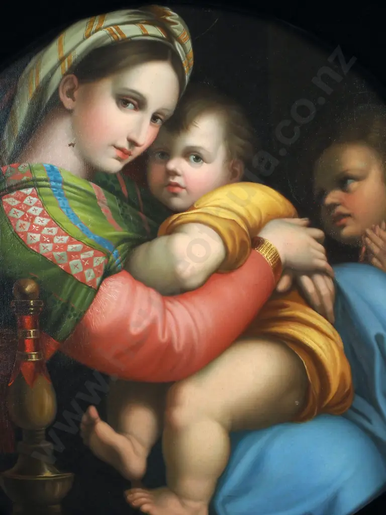 After Raphael - Madonna & Child with St. Joseph Image 1++