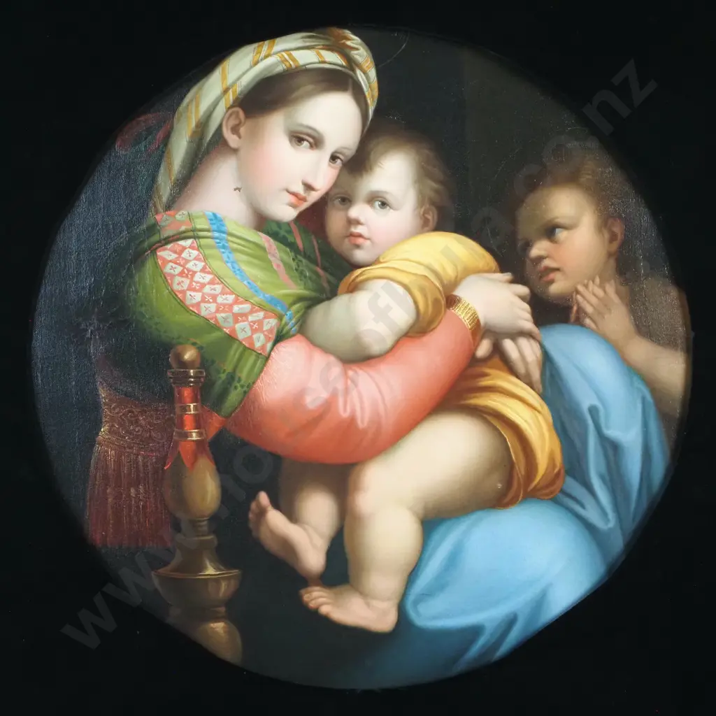 After Raphael - Madonna & Child with St. Joseph Image 1++