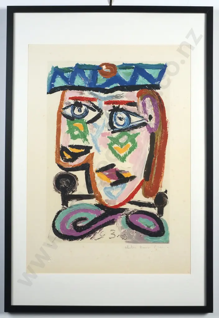 Pablo Picasso - 'Femme au Beret' - Ltd Ed Lithograph, Marina Picasso Image 1++