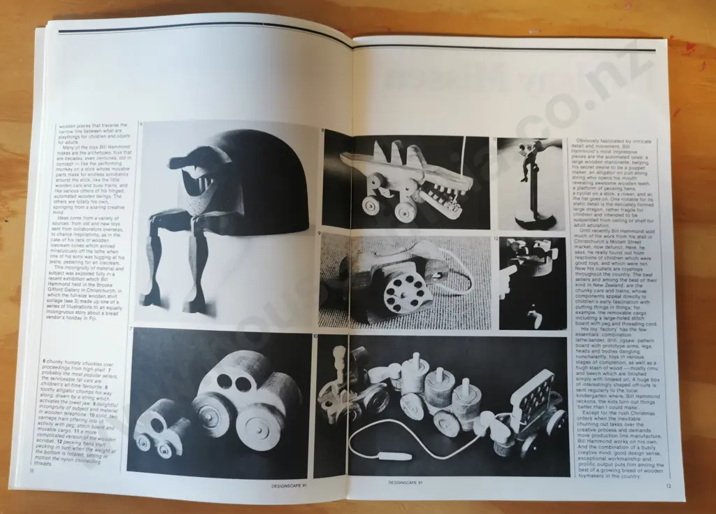 Bill Hammond - Articulated Wooden Puppet (c.1970s) Image 1++