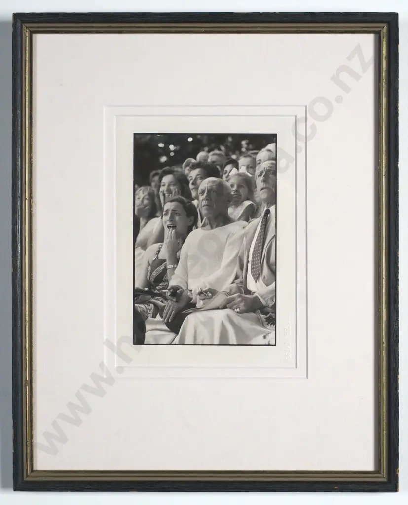 Brian Brake - Picasso & Jean Cocteau at a Bullfight, Silver Gelatin Photograph Image 1++