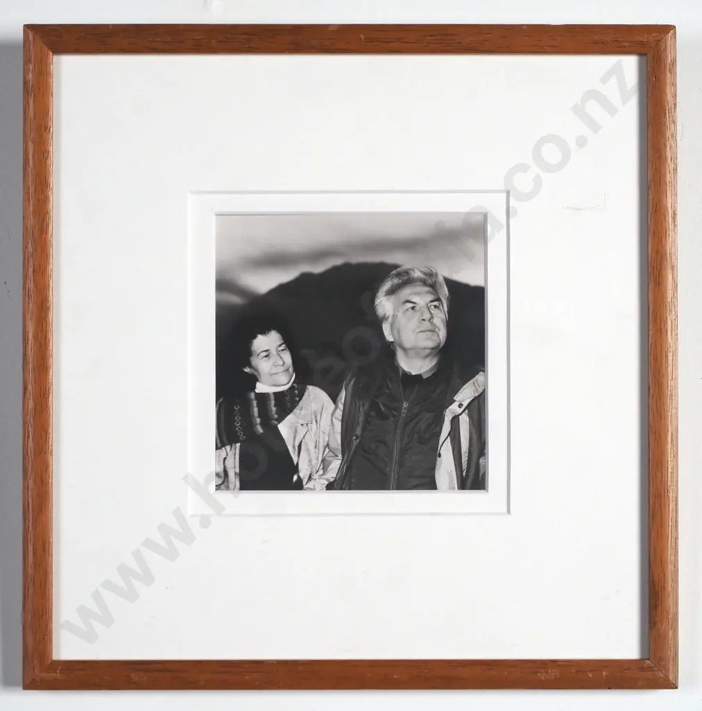 Attr. Brian Brake - Double Portrait, Silver Gelatin Photograph Image 1++