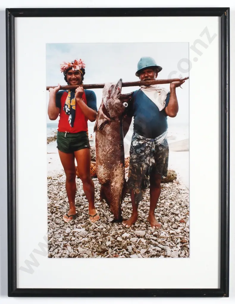 Glenn Jowitt - Food for the whole village, Nukunonu, Tokelau, Cibachrome Photograph (1981) Image 1++