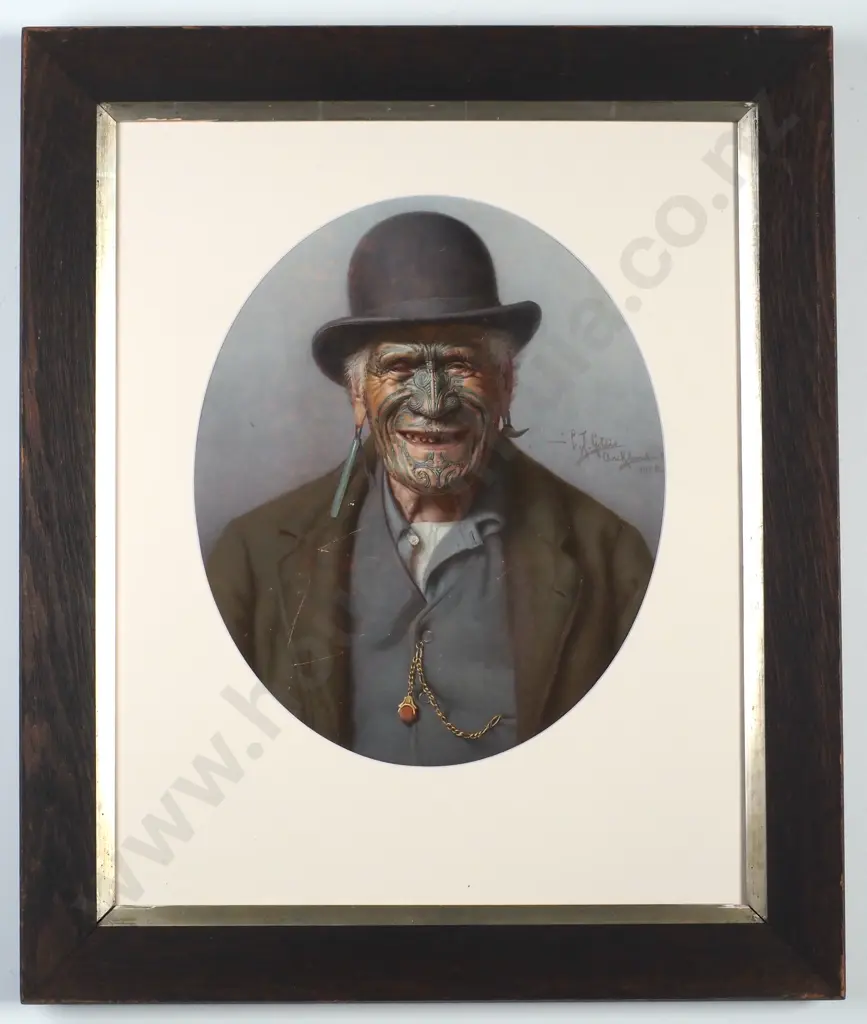 Charles Frederick Goldie - 'A Good Joke', Antique Chromolithograph (1905) Image 1++
