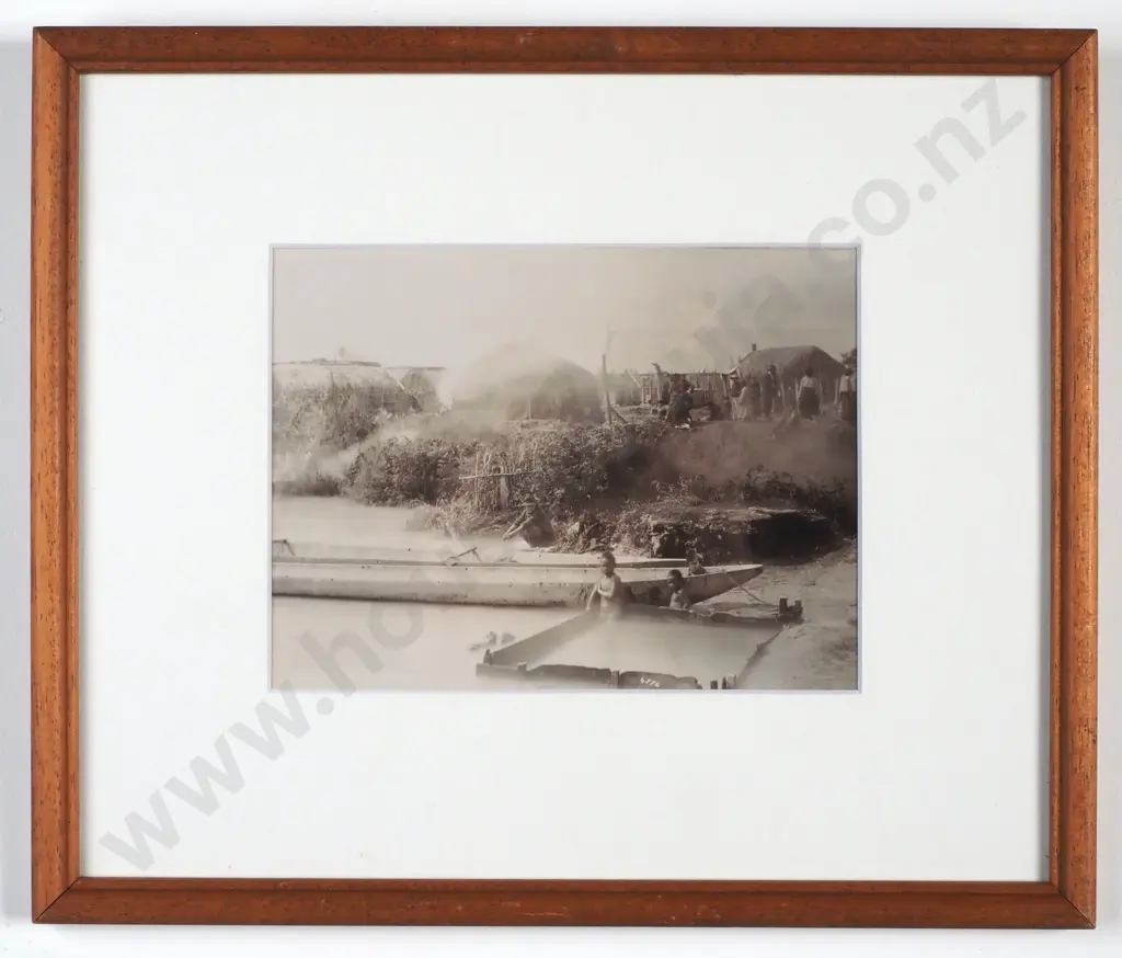 Burton Brothers - Ohinemotu, Albumen Silver Photograph (c.1880s.) Image 1++
