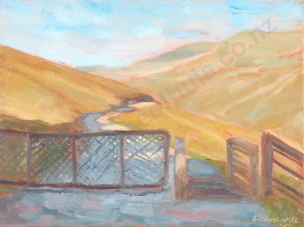 Benjamin Constable - 'Rapaki Track II', Oil on Board (2026) Image 1++