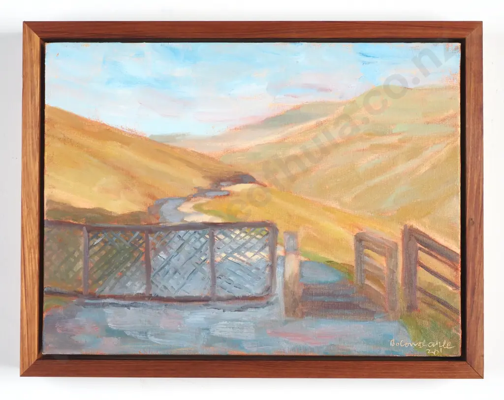 Benjamin Constable - 'Rapaki Track II', Oil on Board (2026) Image 1++