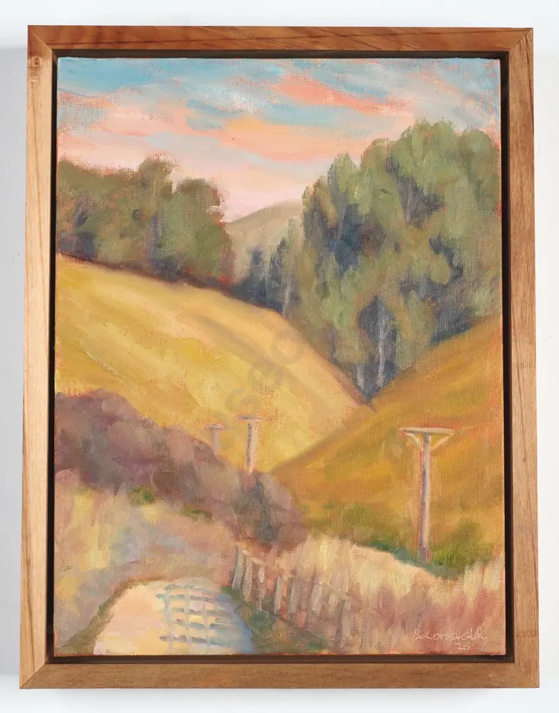 Benjamin Constable - 'Bowenvale Track IV', Oil on Board (2026) Image 1++