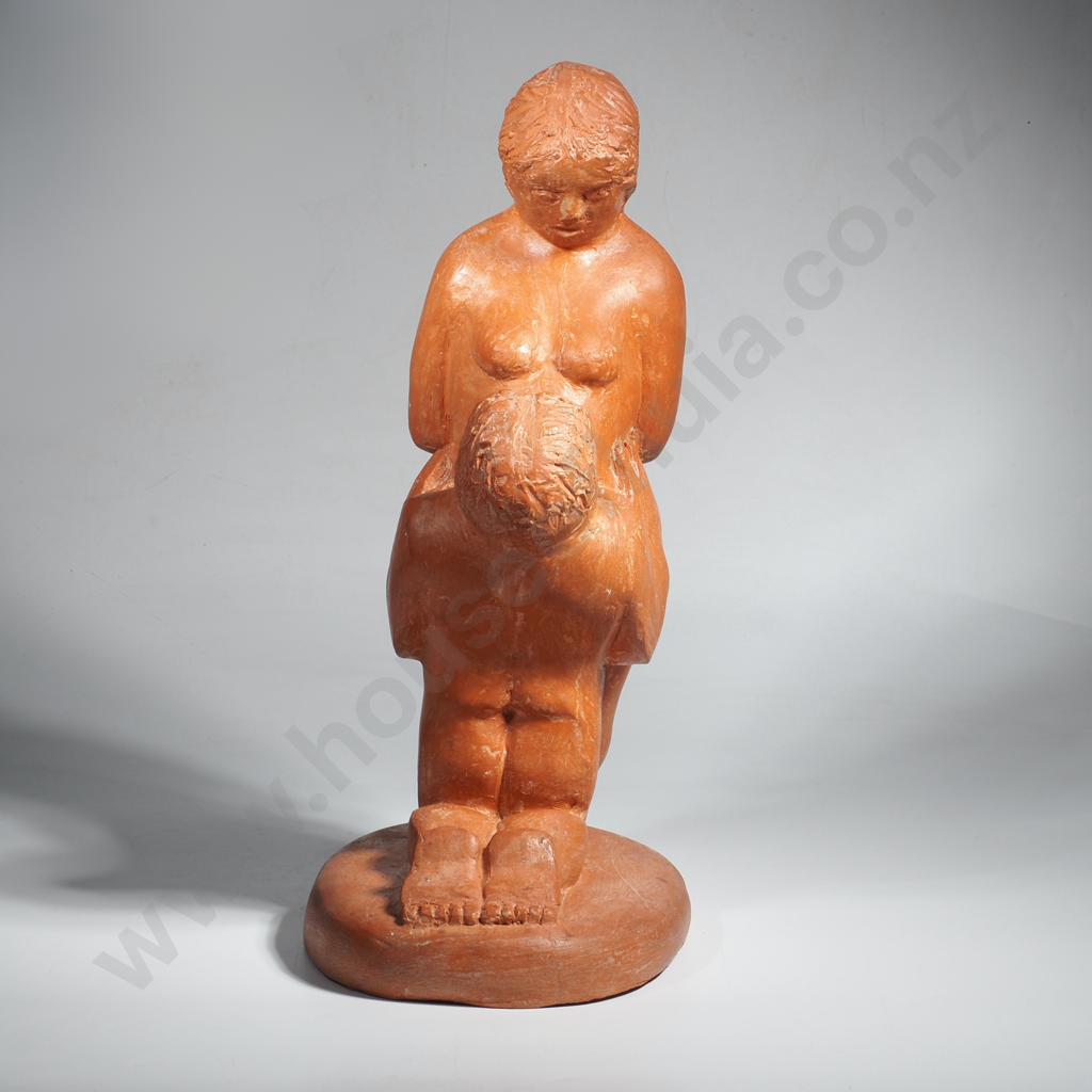 Llewelyn Summers - Begging Figure, Terracotta Slip Cast Image 1++