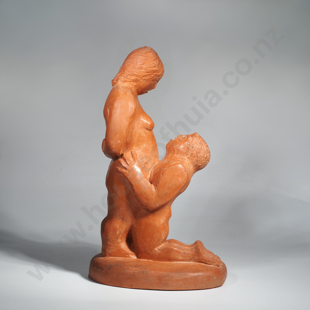 Llewelyn Summers - Begging Figure, Terracotta Slip Cast Image 1++