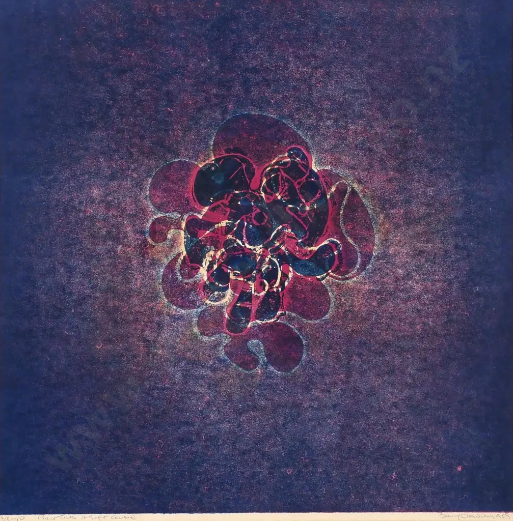 Barry Cleavin -1969 Print w a Soft Centre Print 4/8 Imp Image 1++