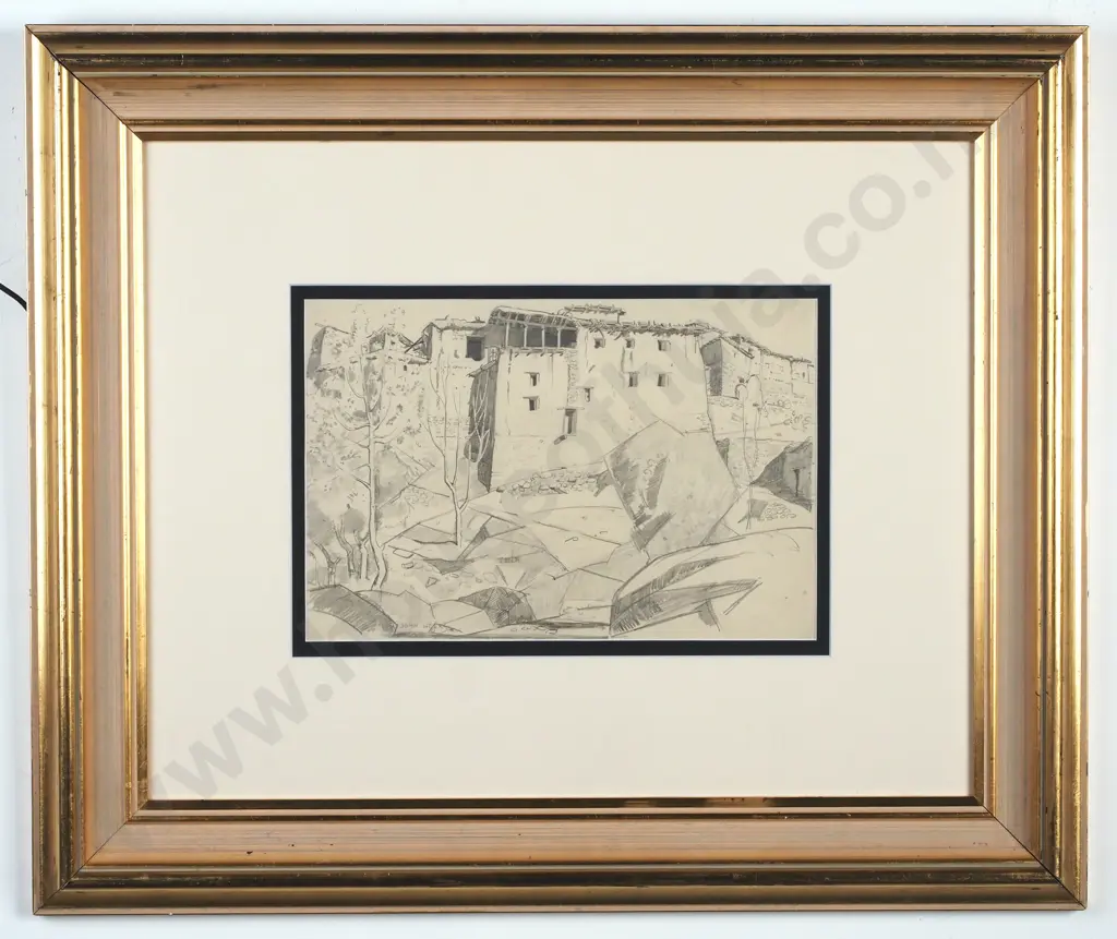 John Weeks - Ouriki, Morocco, Graphite (c. 1920s) Image 1++
