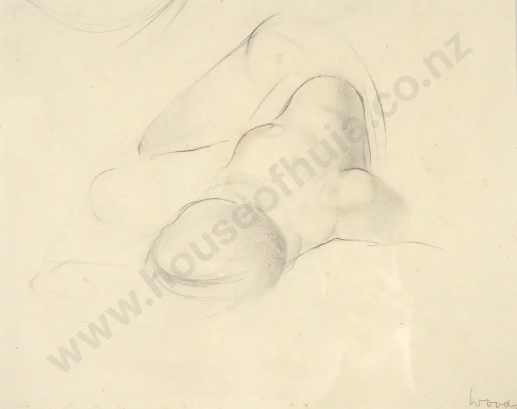 George Woods - Life Drawing, Graphite Image 1++