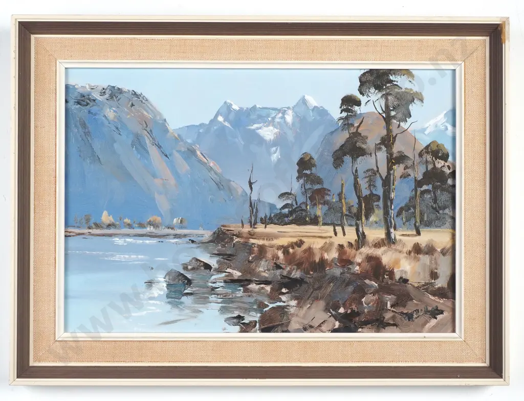Aston Greathead - Waiho River, Westland, Oil Image 1++