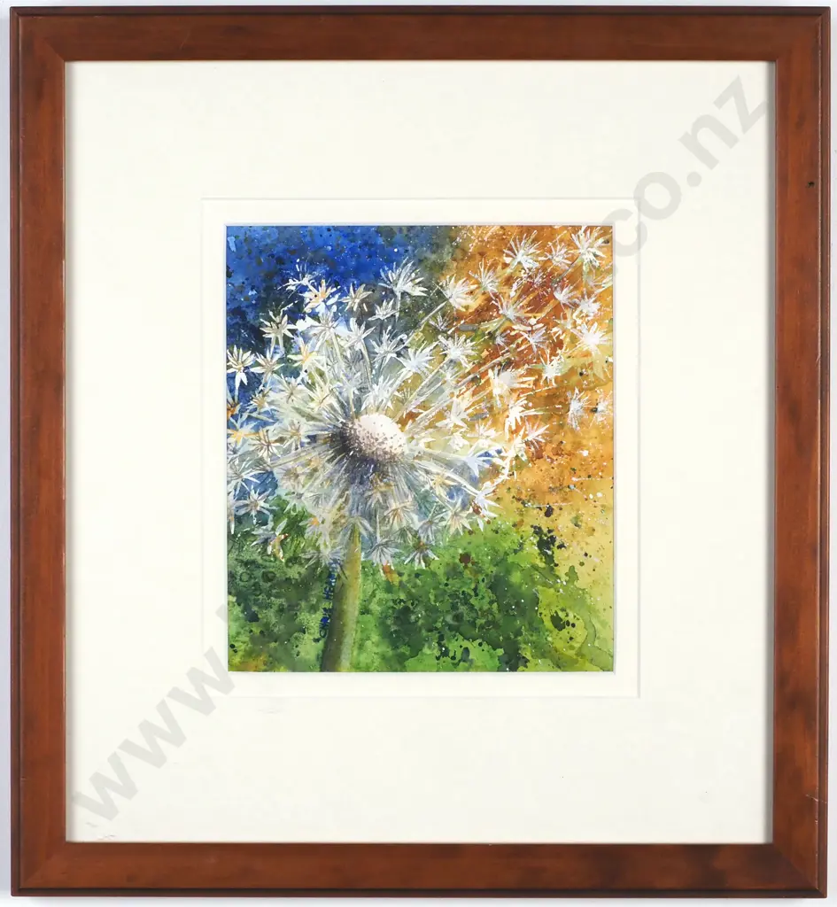 Chris Heaphy - 'Dandelion', Watercolour on Paper Image 1++