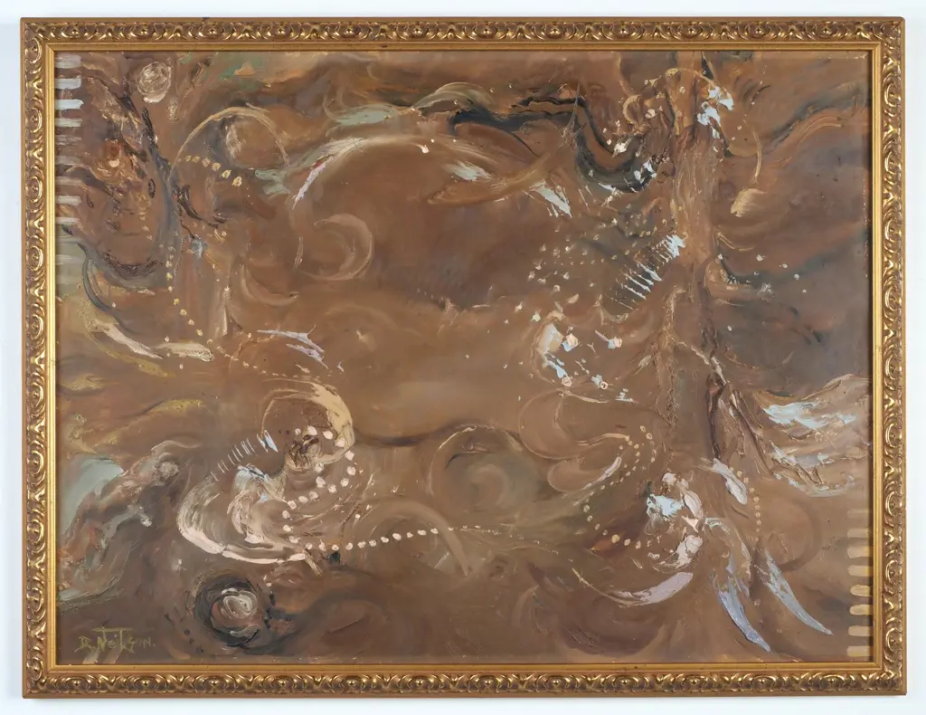 Don R Nielson - 'No. 1 Gavotte', Oil on Board (c.1971) Image 1++