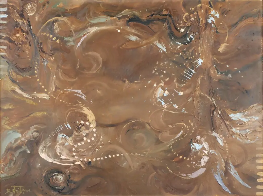 Don R Nielson - 'No. 1 Gavotte', Oil on Board (c.1971) Image 1++