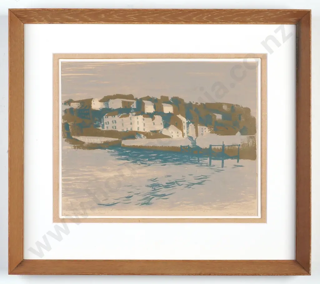 Nancy Parker - Brixham Harbour, Lithograph LE 2/2 (c. 1952) Image 1++