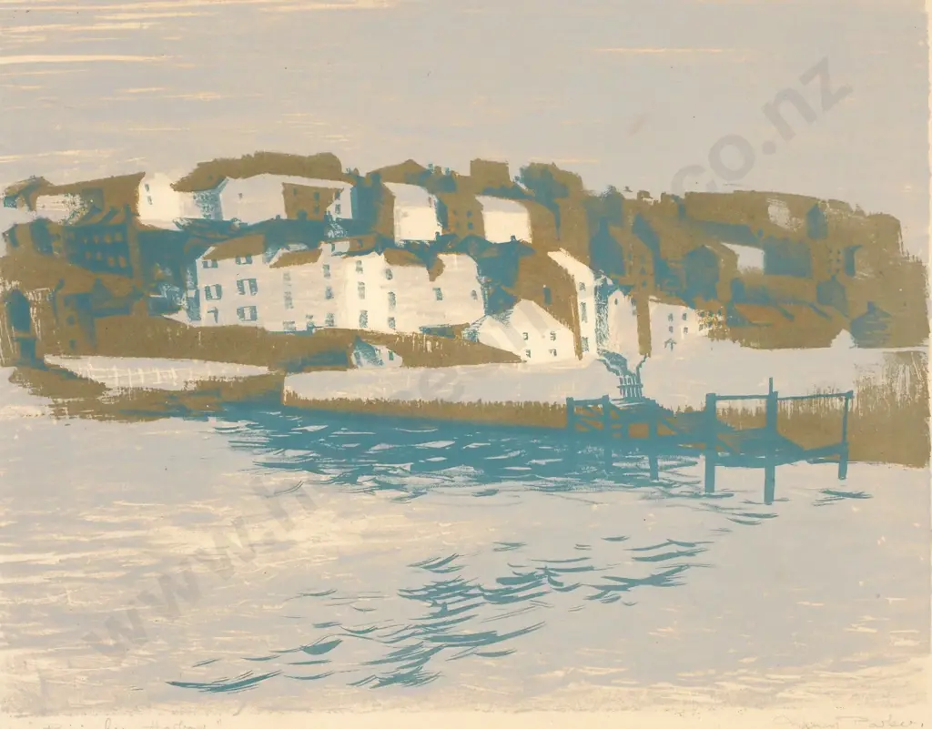 Nancy Parker - Brixham Harbour, Lithograph LE 2/2 (c. 1952) Image 1++