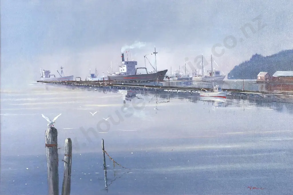 P.G.Hall - 'Kodiak', Oil on Board (1995) Image 1++