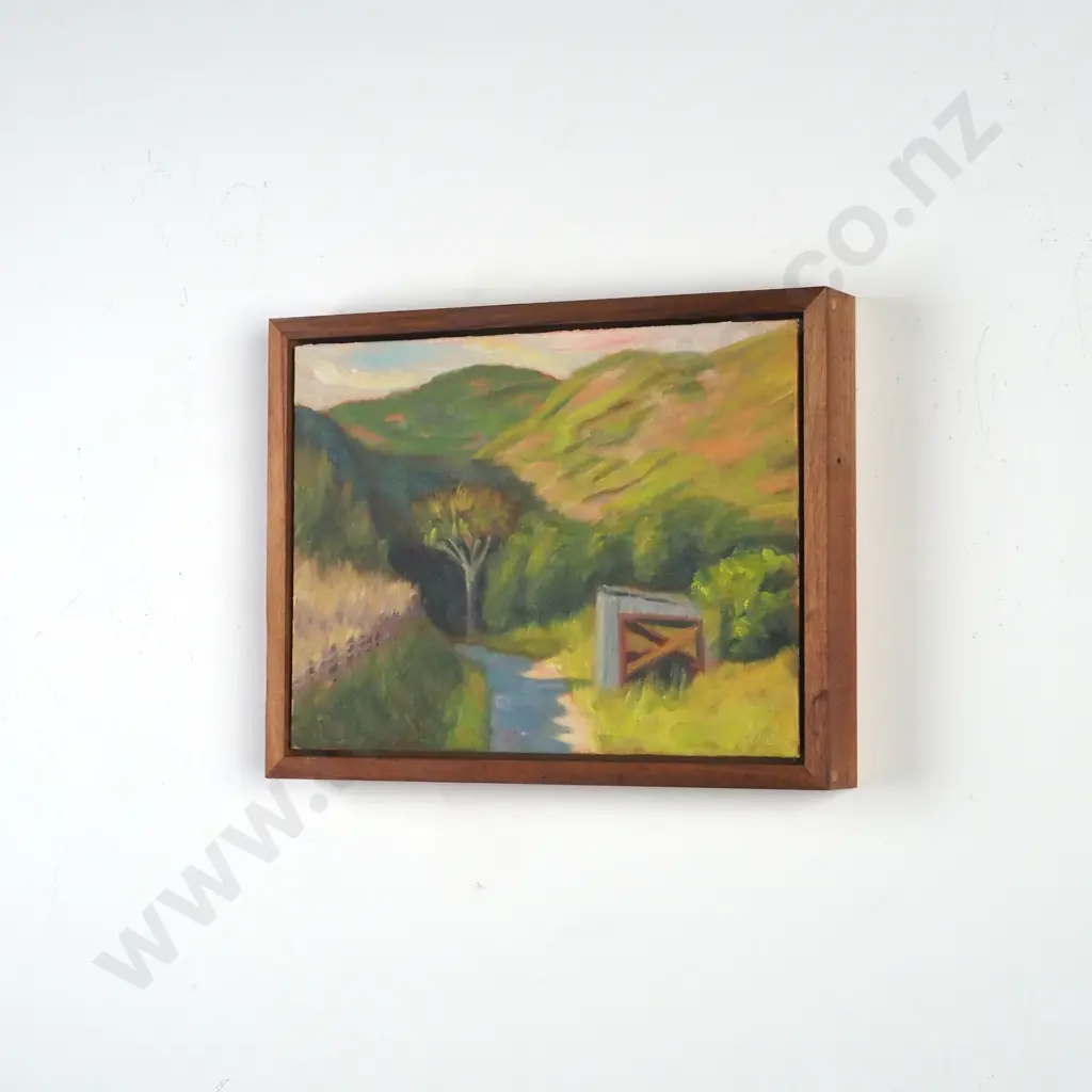 Benjamin Constable - 'Hoon Hay Valley Track', Oil on Board ( 2026) Image 1++