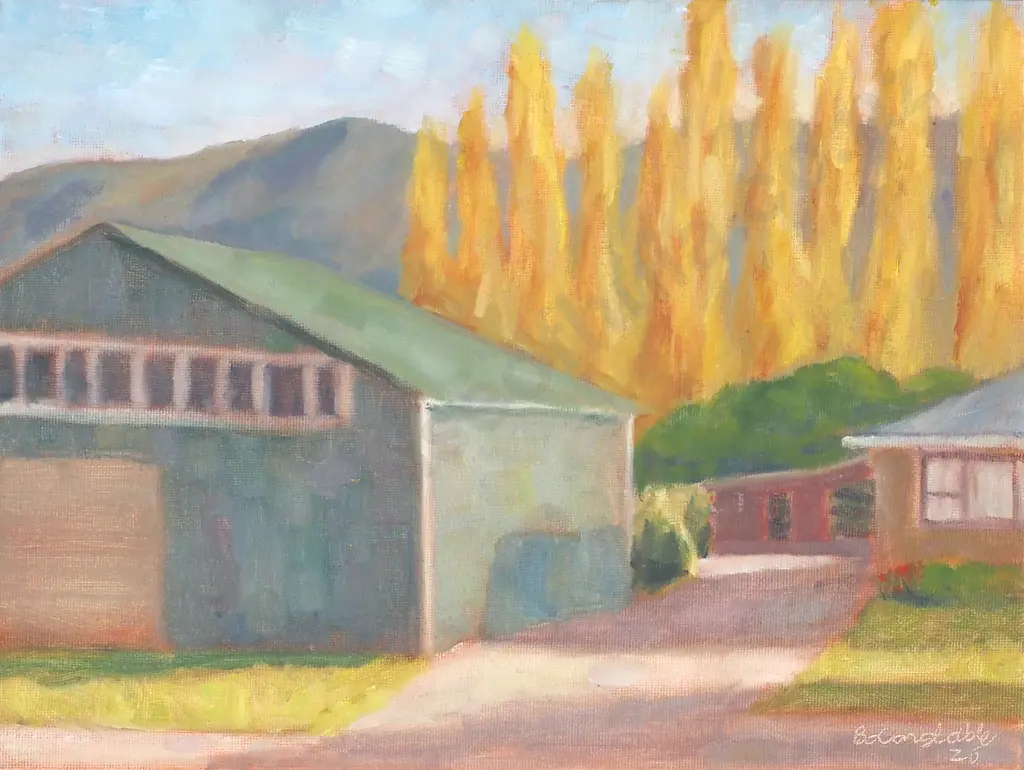 Benjamin Constable - 'Barn on Hillsborough Road', Oil on Board (2026) Image 1++