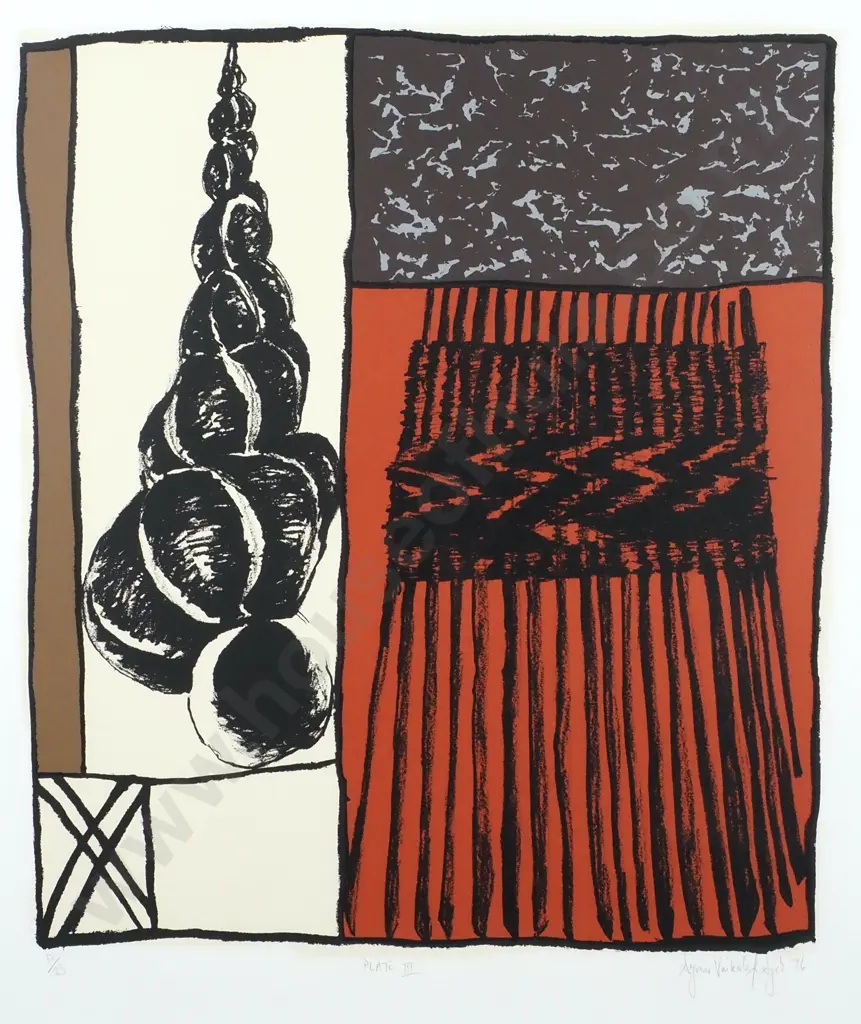 Dagma Dyck - Plate 111, Screenprint on Paper, 12/25 (1996) Image 1++