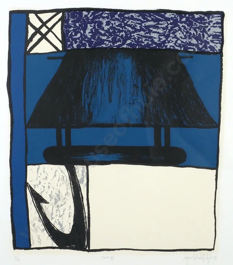 Dagma Dyck - Plate VII,  Screenprint on Paper, 21/25 (1996) Image 1++