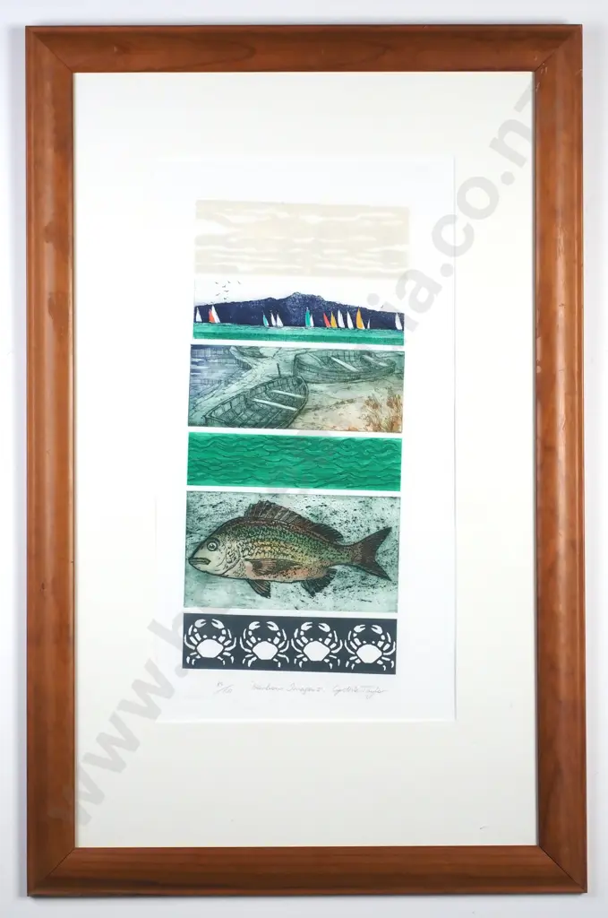 Cynthia Taylor - Harbour Images, Etching on Paper Image 1++