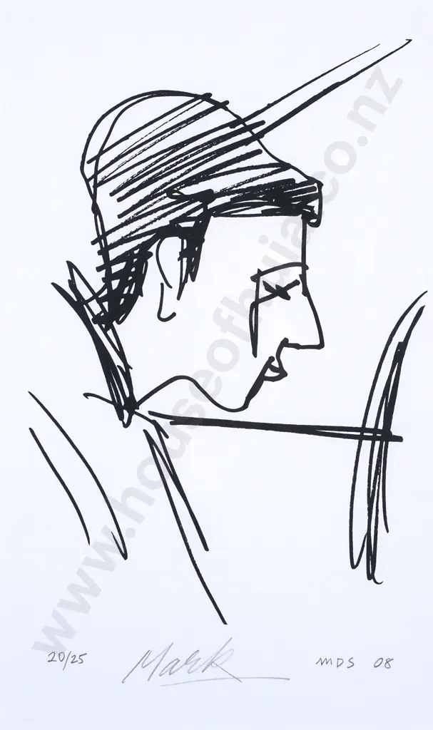 Michael Smither - 'Mark', Screenprint LE 20/25 (2008) Image 1++